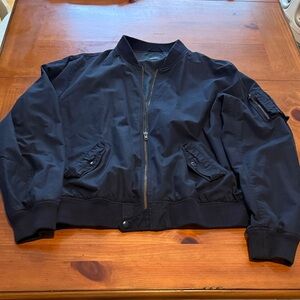 J. Crew Men’s Dark Blue Bomber Jacket